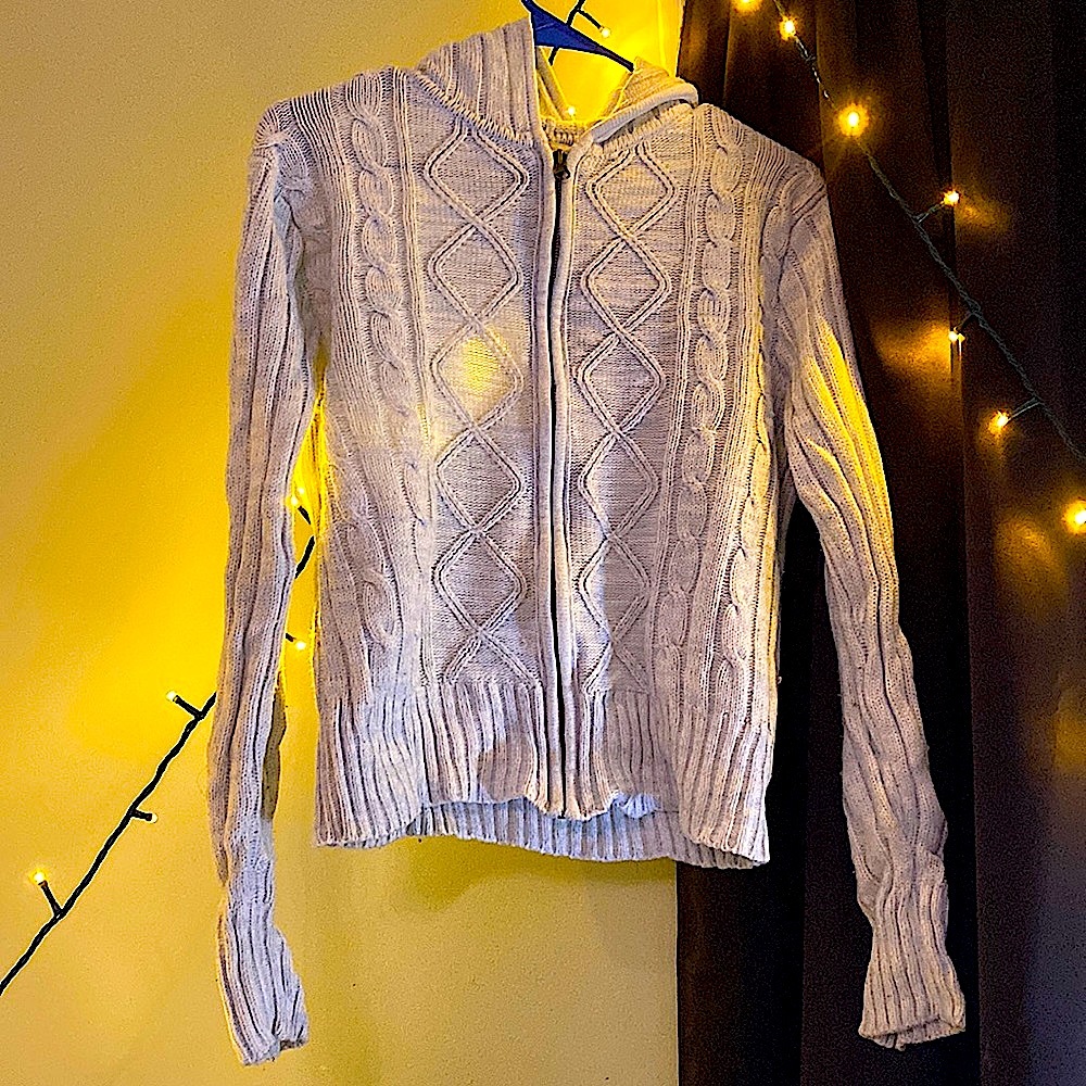 Faded Glory Sweater Zip-Up Hoodie